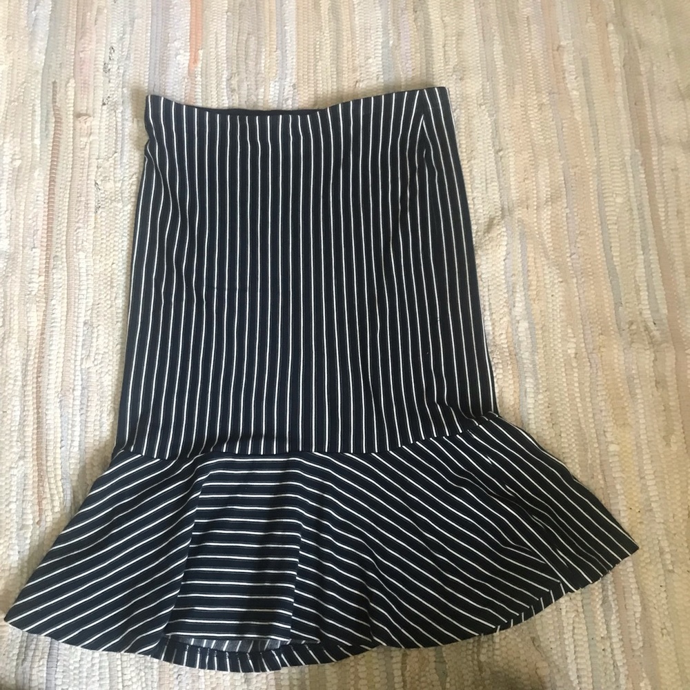 Peplum Skirt with stripes